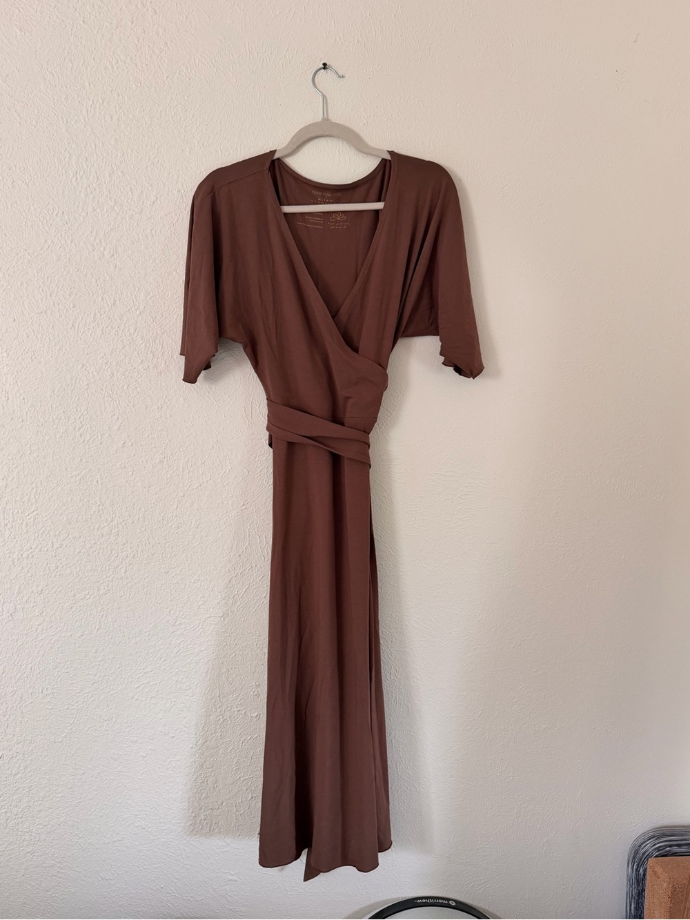 Indigo Luna Hitomi Women's Wrap Maxi Dress in Brown